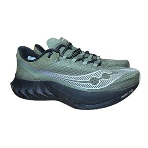 Men's Saucony Endorphin Pro 4, Olivine Black 10.5 Medium US Marathon Sneakers Sh